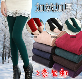秋冬季春款加绒加厚薄绒打底裤黑色显瘦保暖中厚肉色连裤袜丝袜女