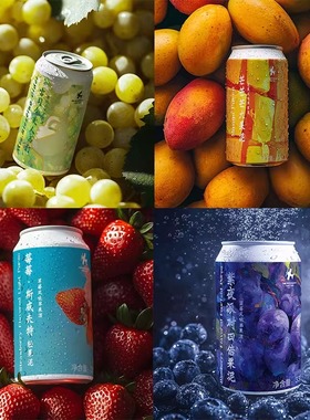 红男爵芒芒芒大果泥紫夜派对四倍果泥精酿啤酒