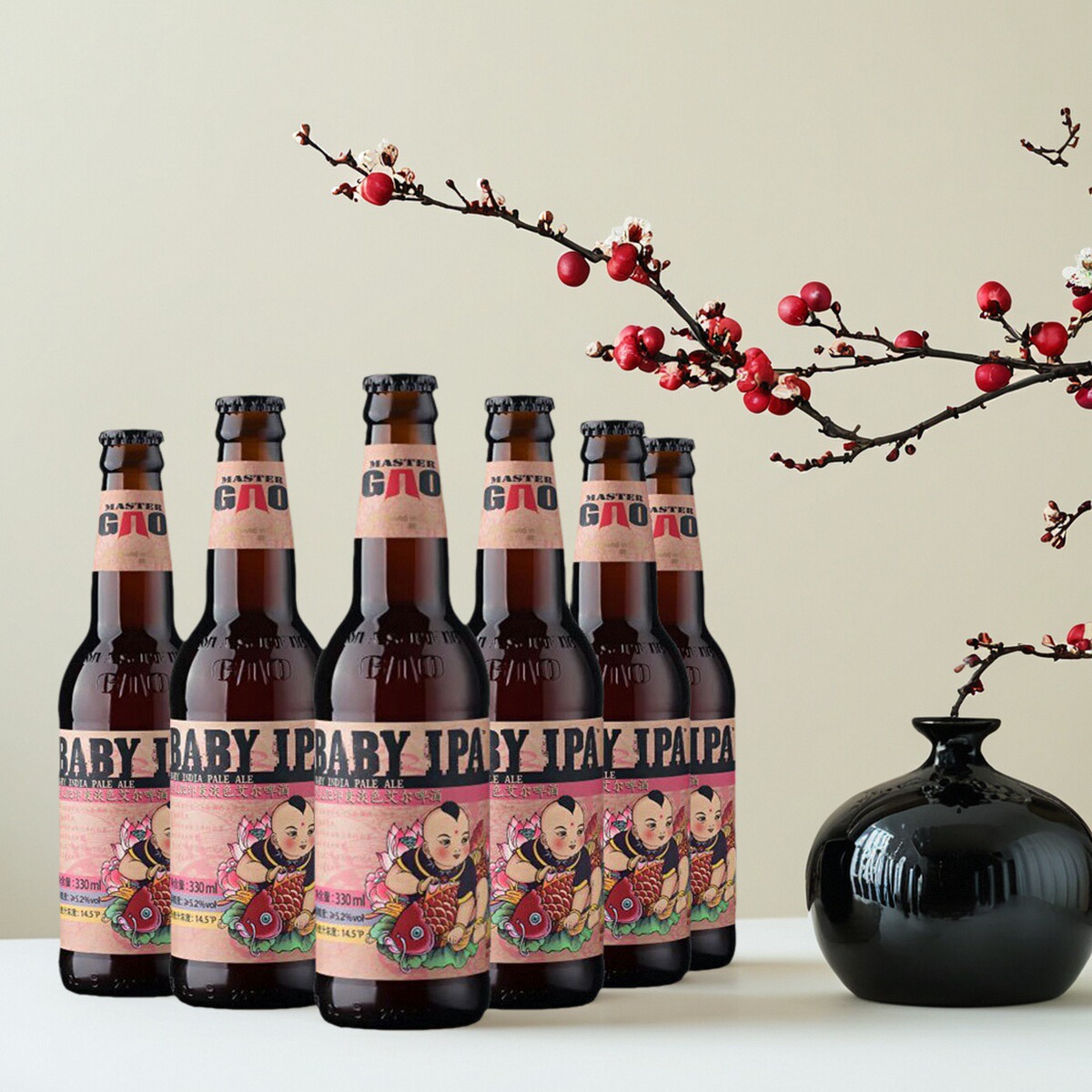 高大师婴儿肥IPA/茉莉花拉格/鸟岛浑浊IPA/桂花艾尔国产精酿啤酒