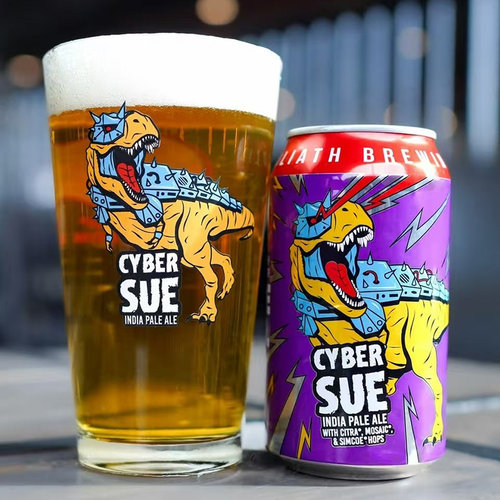 特价迷失海岸打嗝海狸击倒巨人赛博暴龙IPA暴龙苏浑浊精酿啤酒