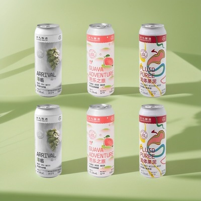 大九酿造降临浑浊IPA 流体果泥/芭乐之旅果泥古斯酸啤精酿啤酒