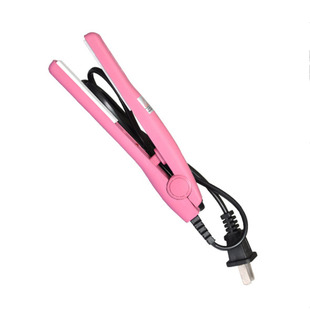 Professional Mini Hair straightener Iron Pink Ceramic Portab