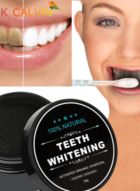 30g Tooth Whitening Powder Activated Bamboo Charcoal Toothpa