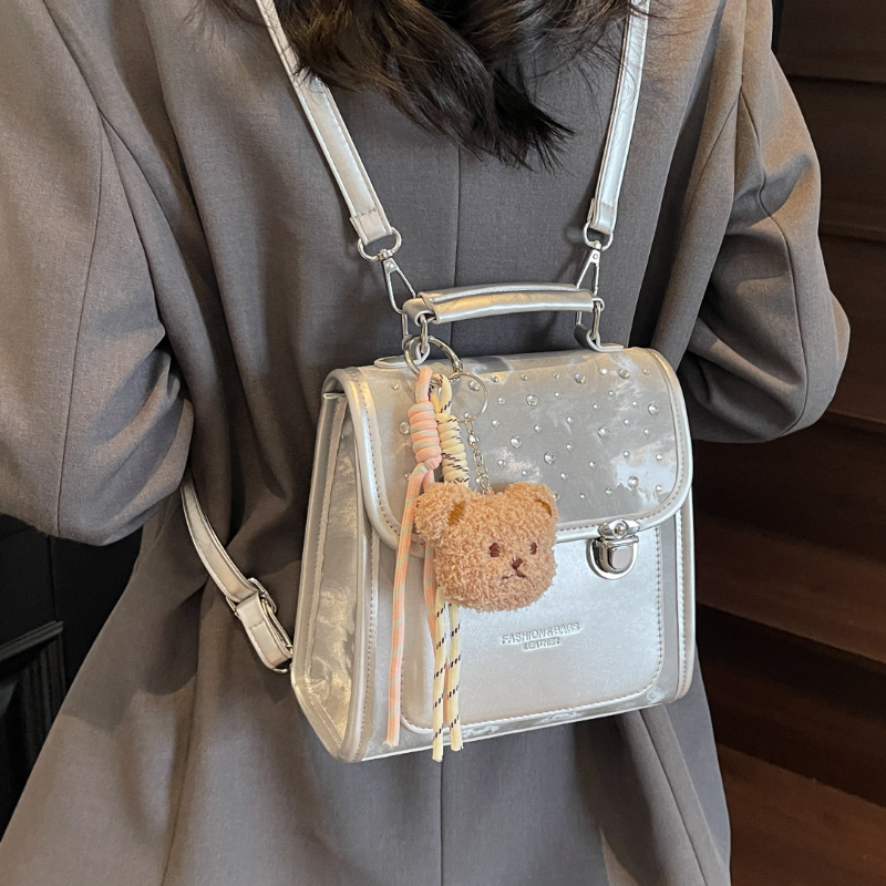 包包女包秋冬2025新款韩系爆款小众双肩包简约百搭小方包单肩斜挎,箱包皮具/热销女包/男包,小方包,淘宝优惠券,粉丝福利购,淘宝优惠卷