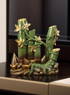 财富节节高招财摆件富贵竹子