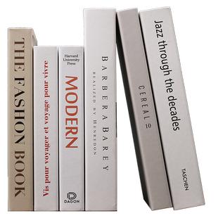 现代简约假书仿真书装饰品摆件书柜书房样板间书本桌面摆设装饰书