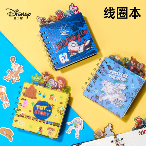 迪斯尼笔记本分页精装笔记本小学生小奖品手账本日记本玩具总动员