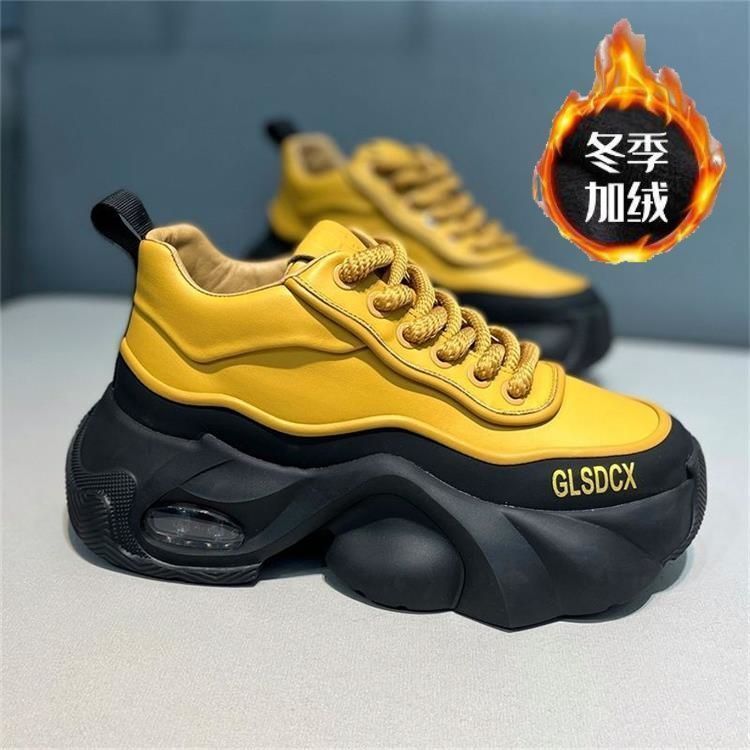 网红爆款真皮老爹鞋男2025秋老爹鞋