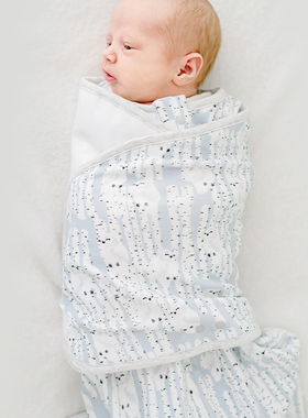 Nest Designs防惊跳睡袋婴儿新生儿纯棉双层襁褓包裹睡袋宝宝包被