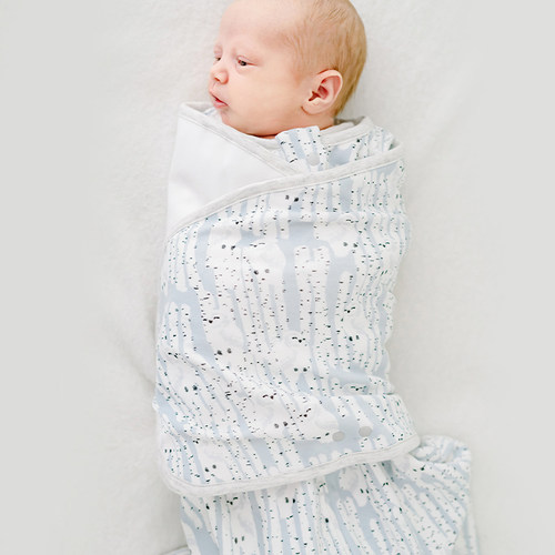 Nest Designs防惊跳睡袋婴儿新生儿纯棉双层襁褓包裹睡袋宝宝包被