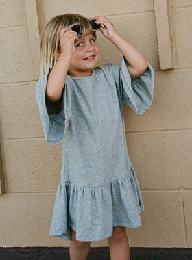 Petite Revery加拿大小云朵童装童裙子夏款新款洋气儿童连衣裙