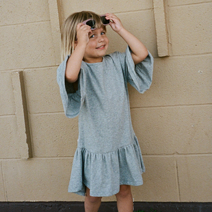 Petite Revery加拿大小云朵童装童裙子夏款新款洋气儿童连衣裙