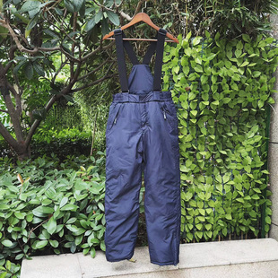 原单 户外冬季男士户外运动休闲加厚保暖防风防雪背带滑雪裤棉裤