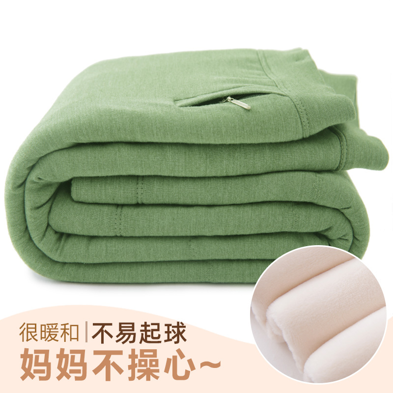 儿童保暖裤男童加绒羊毛棉裤女大童高腰加厚绒裤内穿秋冬季裤子