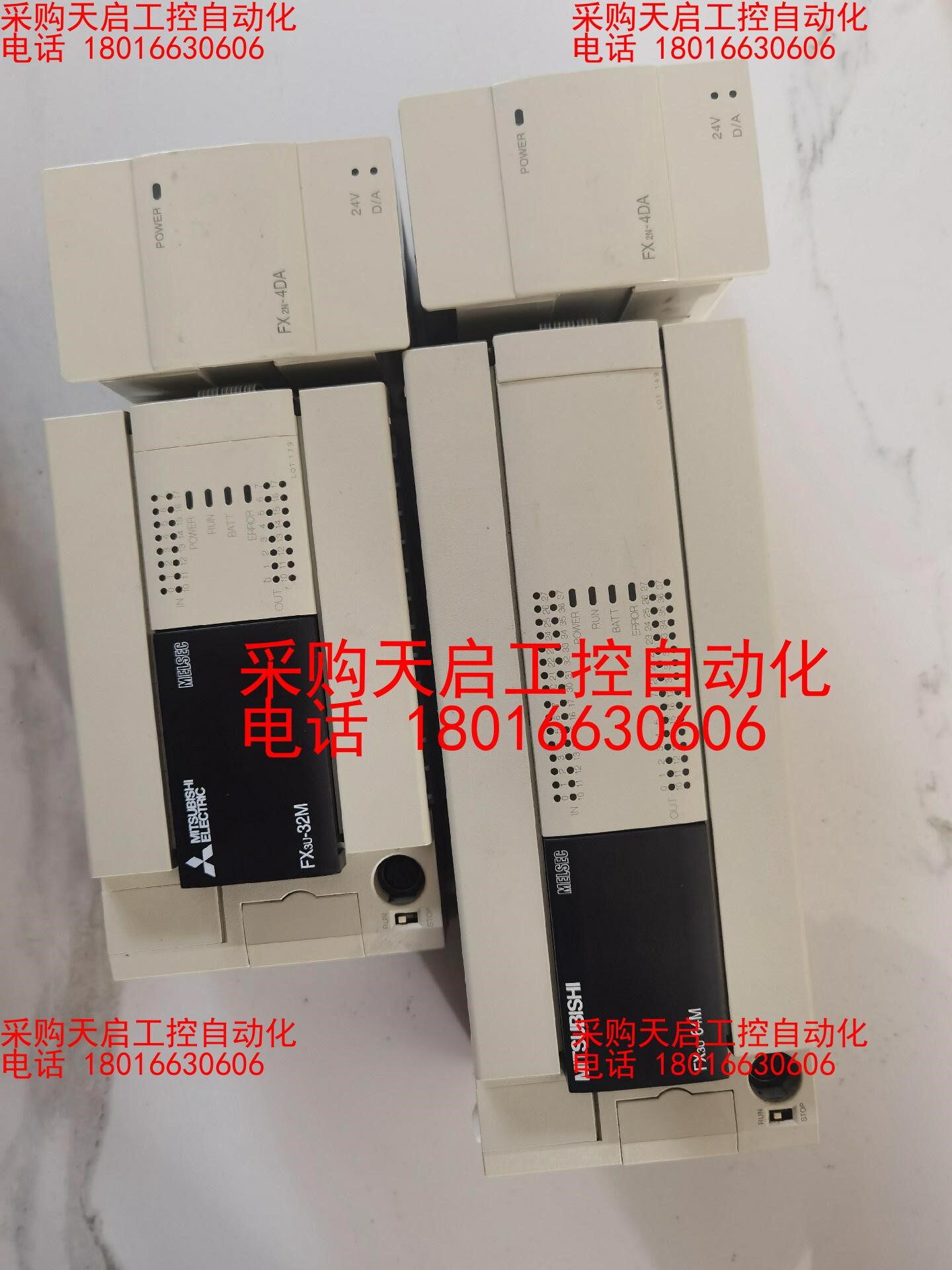 三菱plc    fx3u-64mt/es-a一台 fx2n