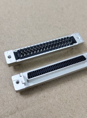 SCSI连接器 SCSI-68PIN 直插母座 DB 针孔式 母插座 金属 180度