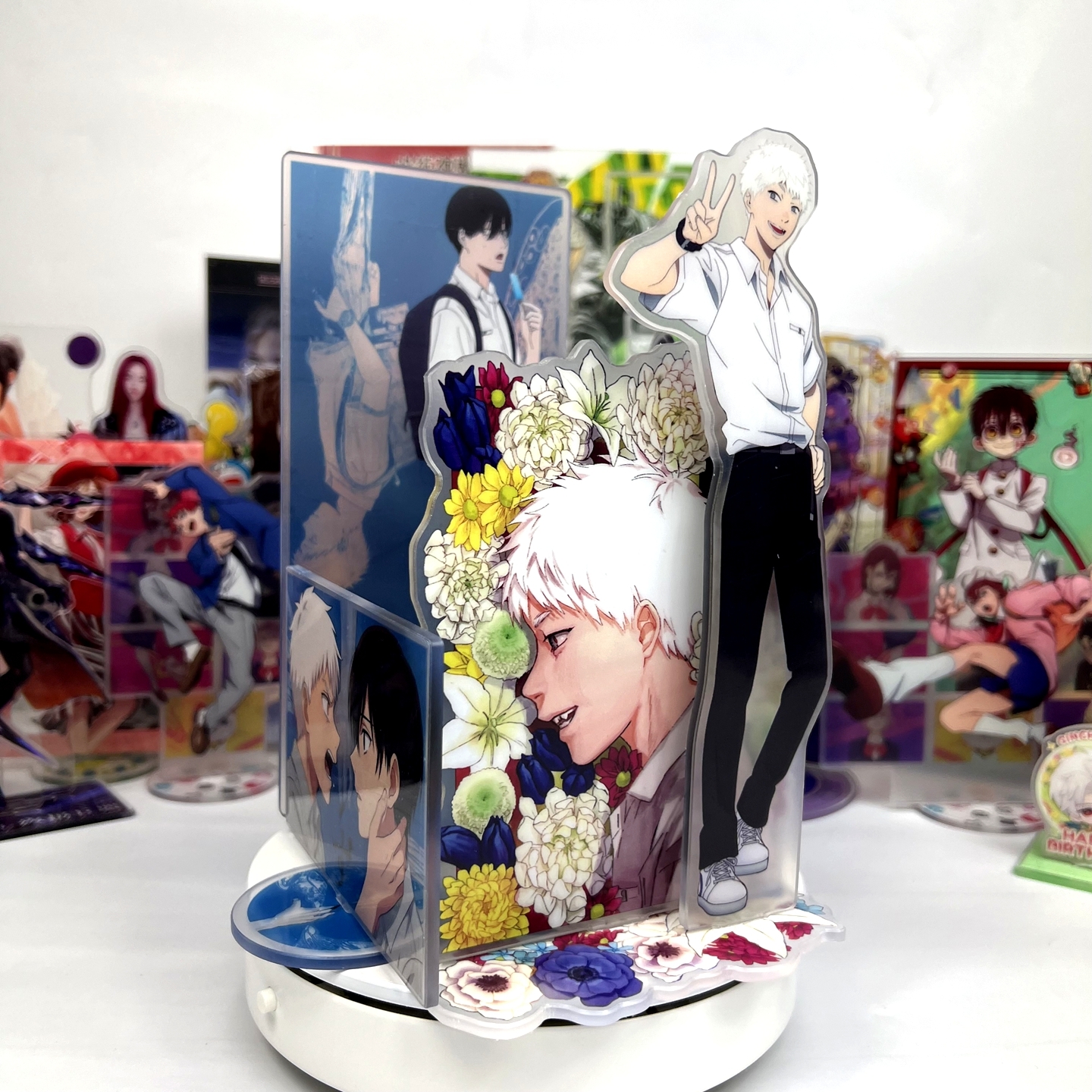 光死去的夏天双立彩窗精工立牌