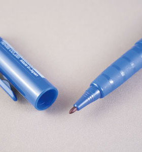 Pentel NMS50-C FINE POINT蓝色油性笔 细芯 派通记号笔