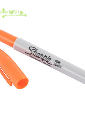 Sharpie 30006 Orange Fine Point Permanent Marker 橙色记号笔
