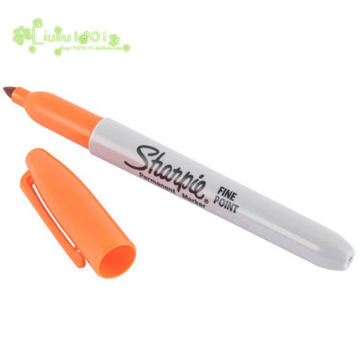 Sharpie 30006 Orange Fine Point Permanent Marker 橙色记号笔