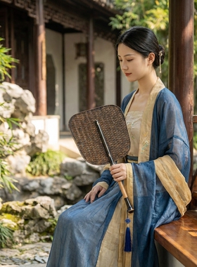 手工复古竹编筇竹柄芭蕉扇中国风汉服夏季纳凉竹扇青篦扇古风团扇