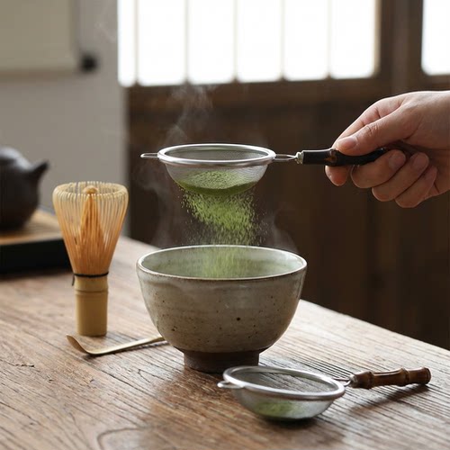 紫竹鞭茶滤竹抹茶粉滤简约古风泡茶过滤网多功能过滤网筛茶具配件