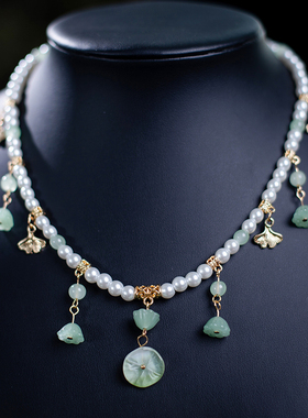 古装汉服配饰软璎珞古风项链女