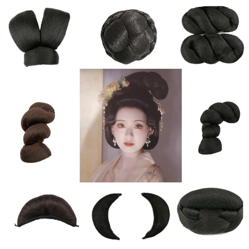 古装假发汉服麻花八字灵蛇武媚娘