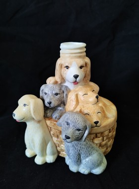 摆件桌面陶瓷花瓶招财怀旧复古