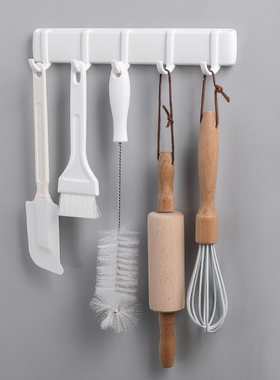 极简磁吸挂钩冰箱贴厨房排钩免打孔防盗门入户门门后磁铁挂勾无痕