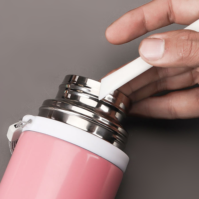 杯盖缝隙清洁刷保温杯凹槽死角清理两头小刷子厨房锅盖清洗神器