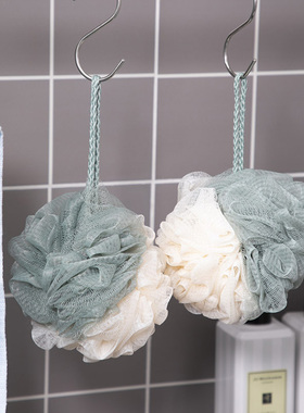 日本KOMEKI浴花洗澡球沐浴球搓澡球泡泡起泡网不易散沐浴露澡花