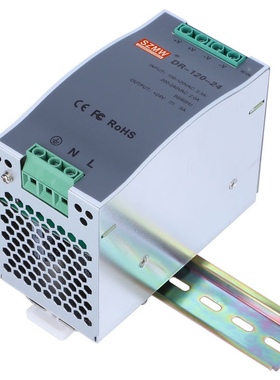 铭纬导轨式DR-240W开关电源AC220V转DC48V直流卡规安装