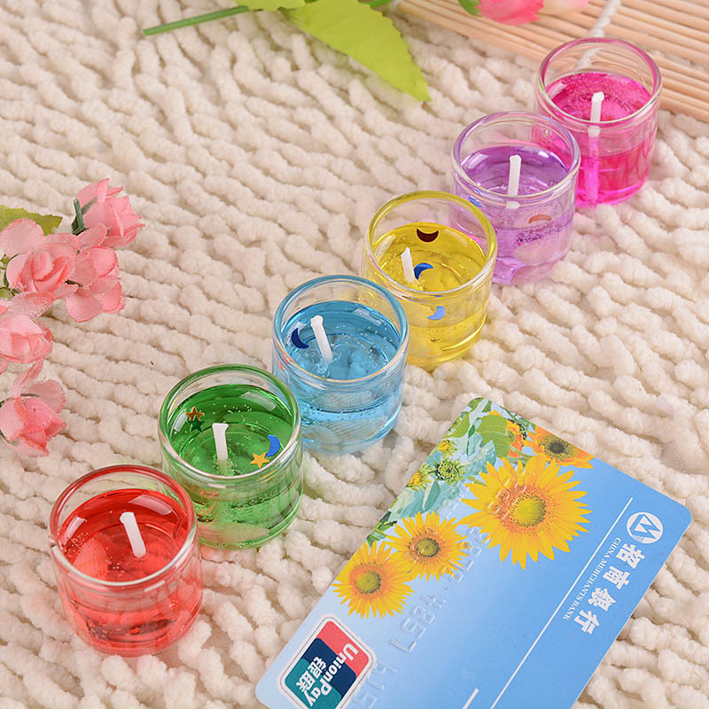 个装果冻香薰情人节礼物庆典烛光