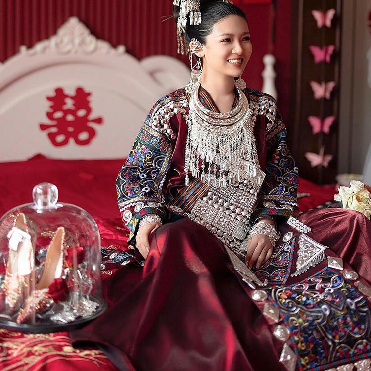 新款苗族服装女苗疆少女盛装