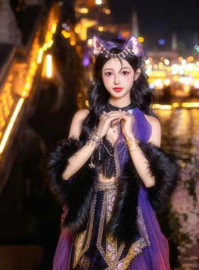 异域公主苗疆少女新款野性民族风苗族哈尼族土家族么么茶新款服装