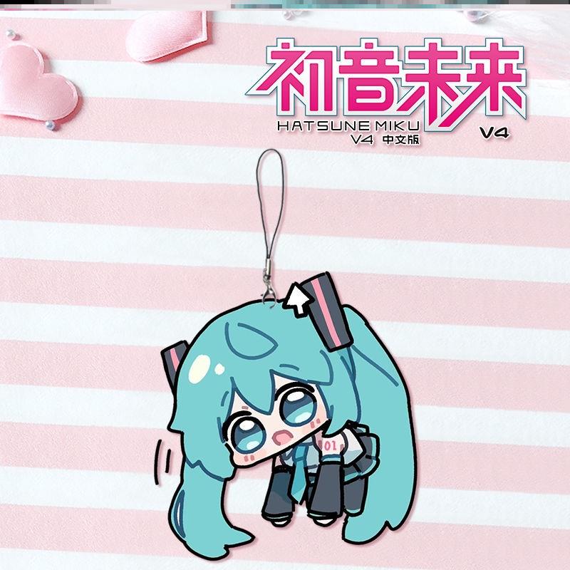 初音未来周边手机链二次元手机挂绳学生书包挂件节日礼品图片