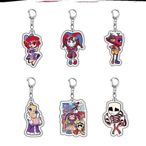 【夹层】神奇数字马戏团亚克力周边钥匙扣挂件背包挂饰
