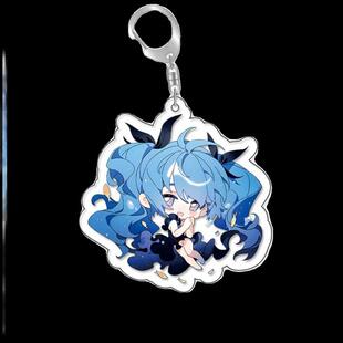 初音未来钥匙扣Miku公主殿下星尘洛天依歌姬亚克力创意礼品