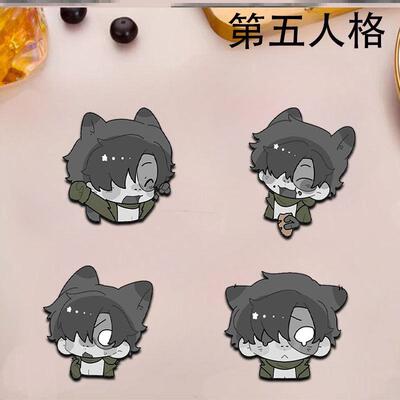 第五人格q版动漫游戏周边愚人金系学生书包创意胸针徽章挂件装饰