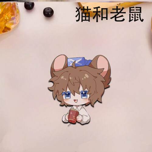 新款猫和老鼠周边卡通可爱别针学生书包背包创意徽章挂件吧唧胸章