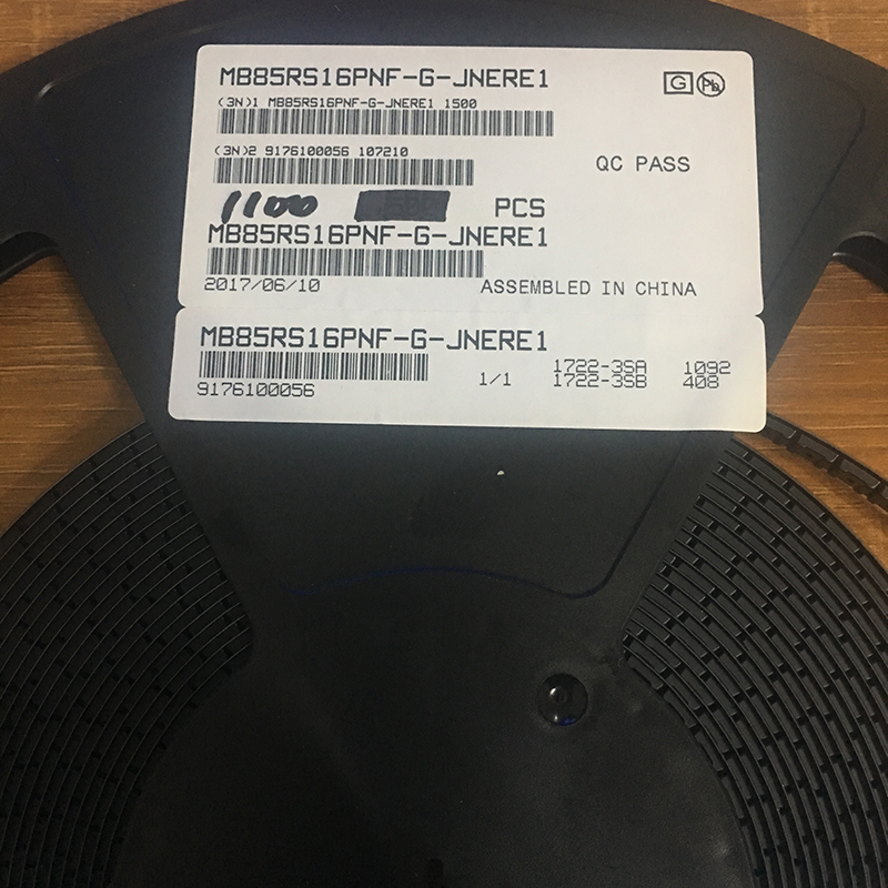 FRAM存储器 MB85RS16PNF-G-JNERE1丝印RS16  SPI接口 MB85RS16PNF