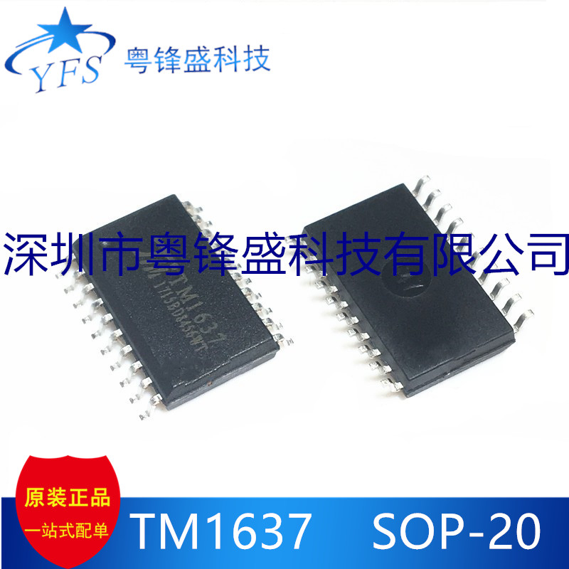 全新原装 TM1637 SOP20 天微 LED数码管驱动芯片
