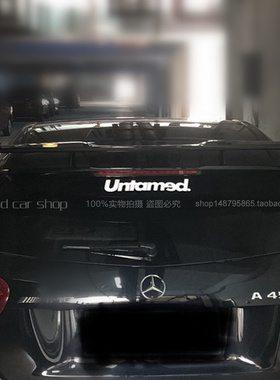 包邮 个性UNTAMED车贴划痕遮挡装饰 汽车贴纸前后风挡野性车贴纸