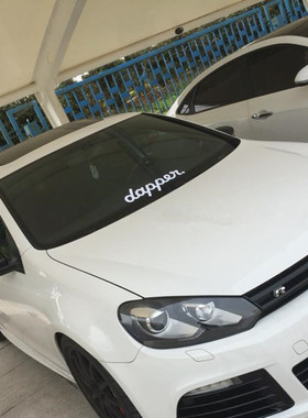 包邮dapper风挡贴纸hellaflush前后侧挡车贴潮流改装汽车三角窗贴