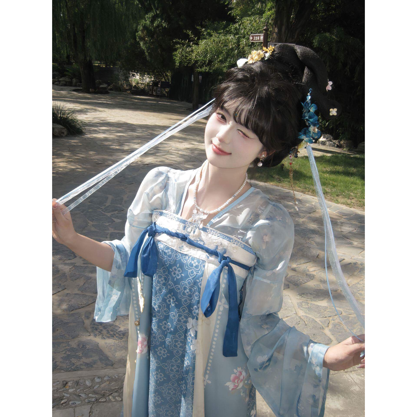夏季唐制齐胸破裙汉服对襟衫