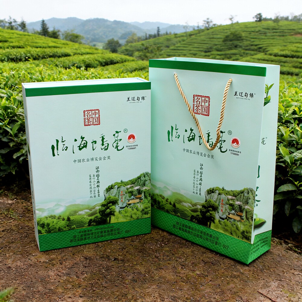 临海蟠毫2026新茶 明前春茶 嫩芽绿茶 茶叶 特优绿茶半斤礼盒装