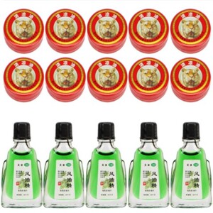 df5个风油精+10个清凉油 木屹辰牌夏季提神醒脑止痒防蚊家用15件
