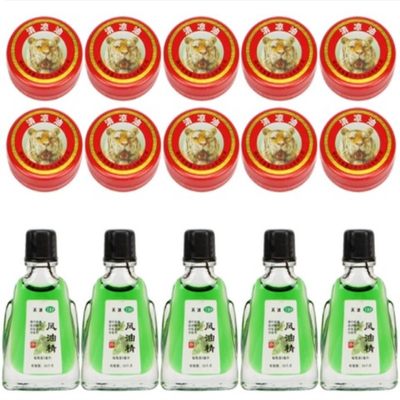 df5个风油精+10个清凉油木屹辰牌夏季提神醒脑止痒防蚊家用15件