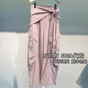 风高腰休闲裤 REVANYAYA芮范雅2026春季 新款 工装 子R11301189 女长裤